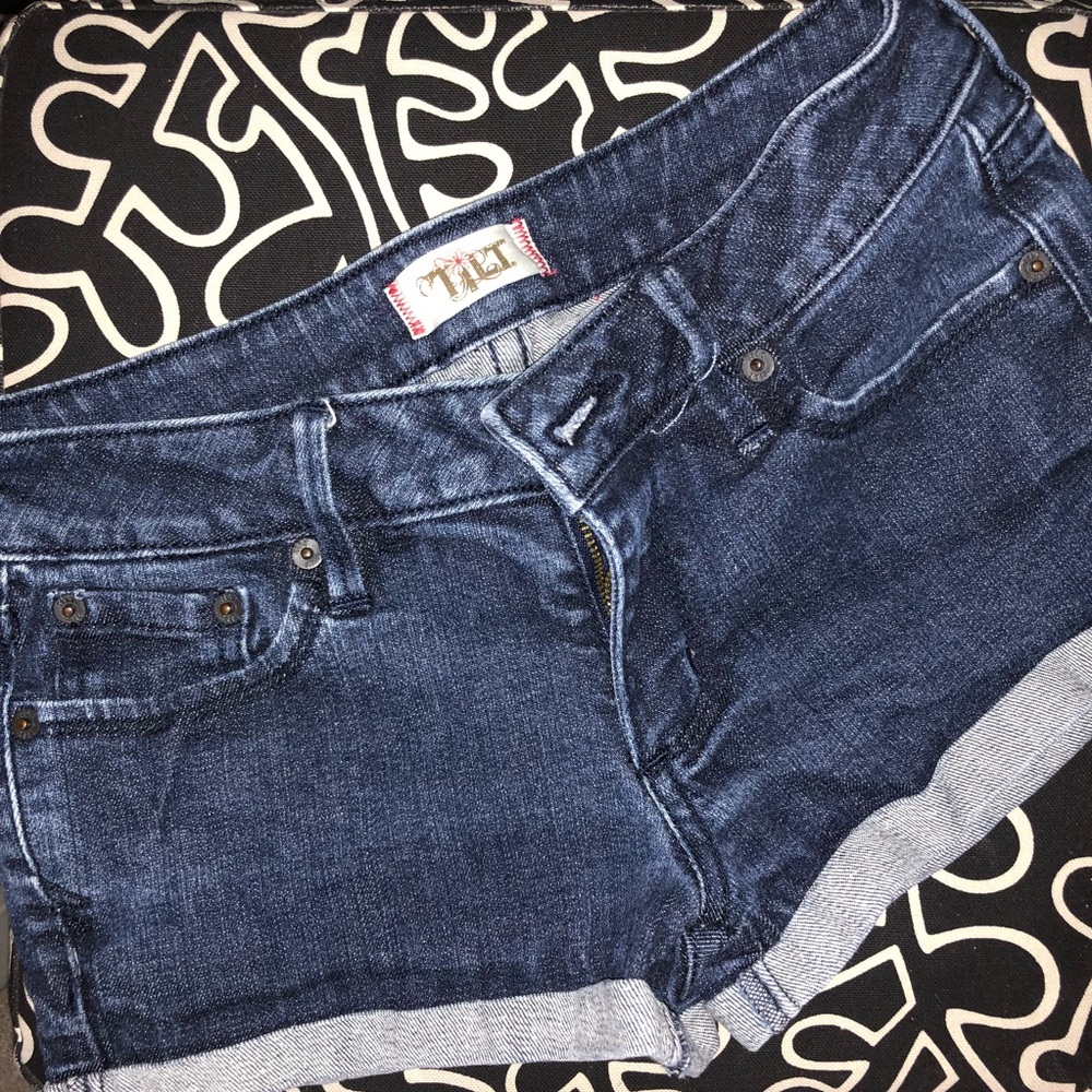 denim shorts